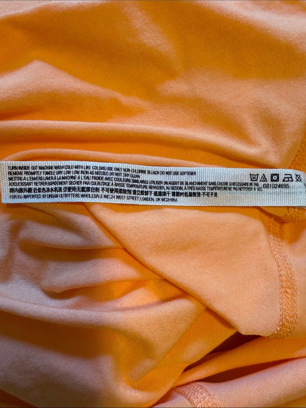 FP Movt Long-Sleeve high low Top - Orange - Picture 6 of 6